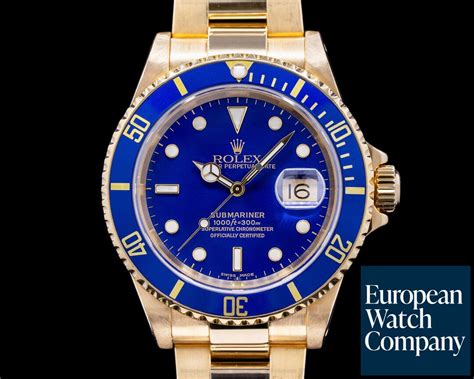 rolex 16618 watch chart|rolex 16618 gold submariner blue.